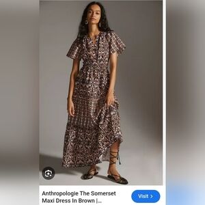 Anthropologie Somerset Maxi Dress